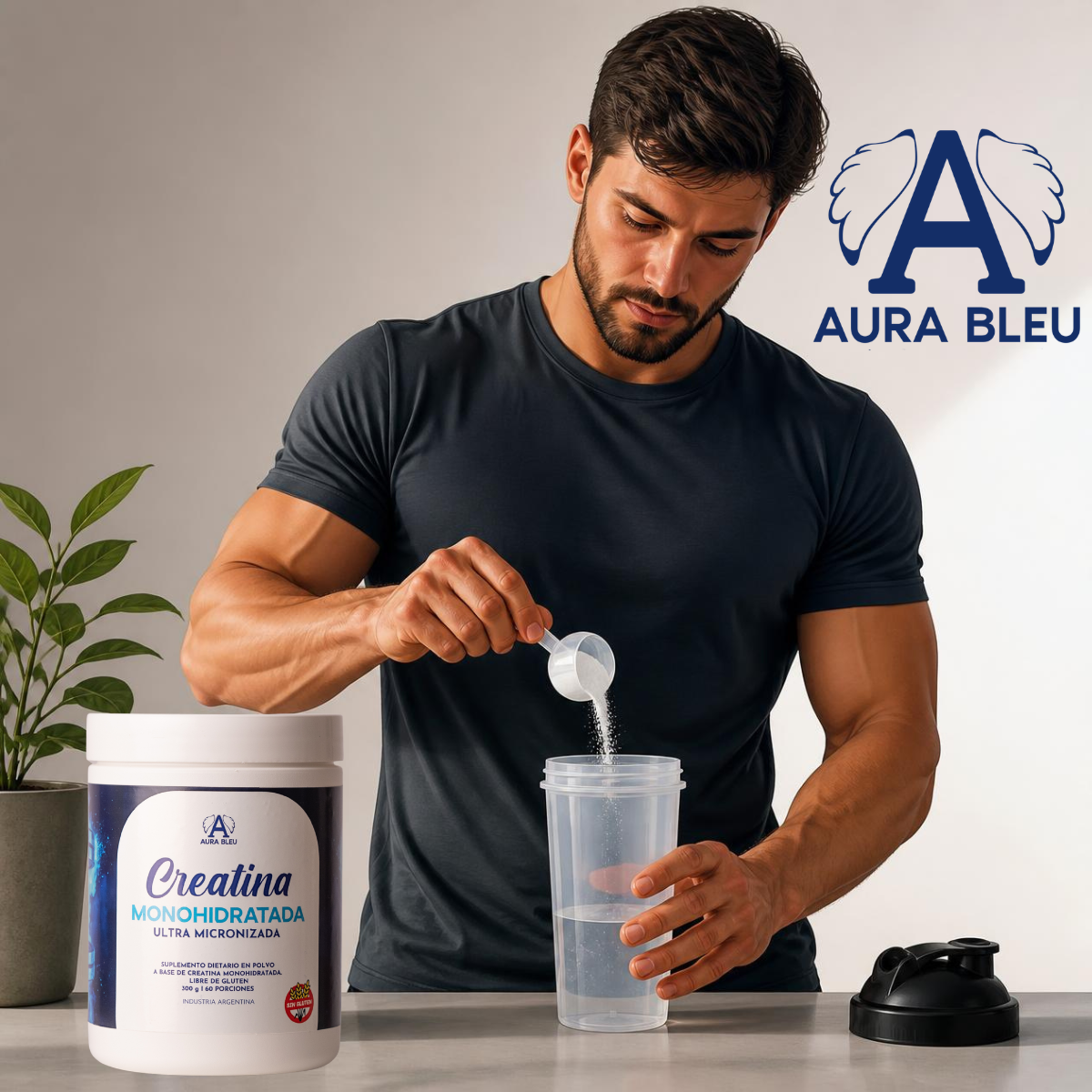 Preparaci&oacute;n de Creatina Aura Bleu